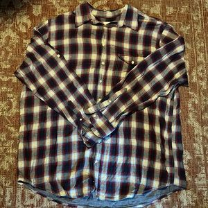 Mens button down collared shirt. 2XLT. TRUE NATION. 100% cotton